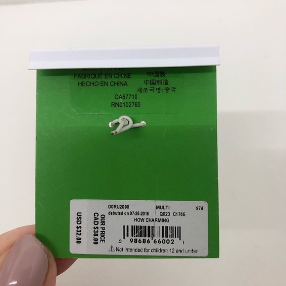 Kate Spade How Charming Glasses Mustache Charm - Picture 3 of 3